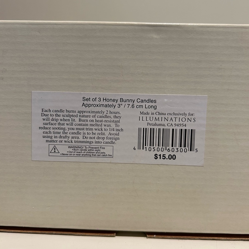 Illuminations Honey Bunny Candle Set - Picture 13 of 13